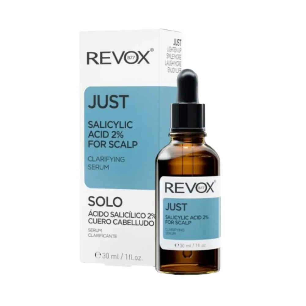 Revox Just Sérum Clarificante Cuero Cabelludo Ácido Salicílico 50ml Revox Just Sérum Clarificante Cuero Cabelludo Ácido Salicílico 50ml